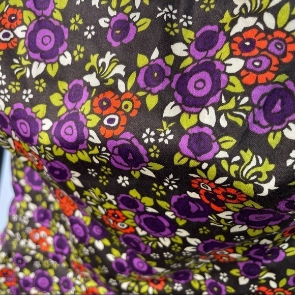 Betsey Johnson Flower Power Strapless Bustle Dress - Picture 3 of 11